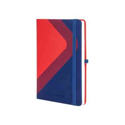 Книга записная Optima А5 COMBI-2, твердая обложка, резинка,линия (O20125-02) Винница