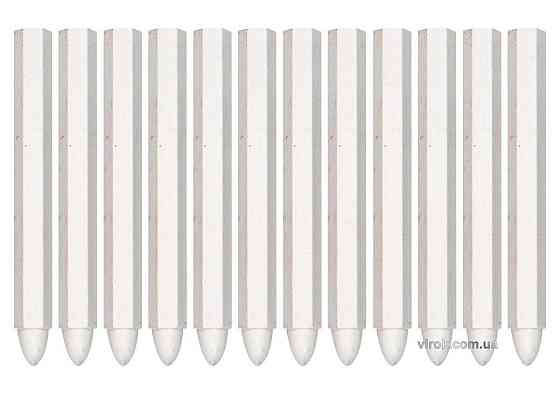 Крейда маркувальна для різних поверхонь YATO : 120 x 12 мм, біла, 12 шт [50] Одеса