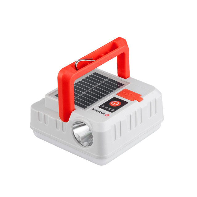 Фонарь кемпинговый, 1 LED + 28 SMD, 300 лм, солнечная панель, PowerBank INTERTOOL LB-0216 Киев - изображение 4