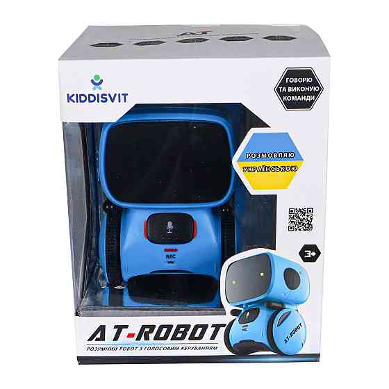 Інтеракт. робот з голосовим керуванням - AT-Rоbot (синій., укр.) Дніпро