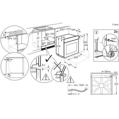 Духовой шкаф Electrolux LOF6P16Z Винница