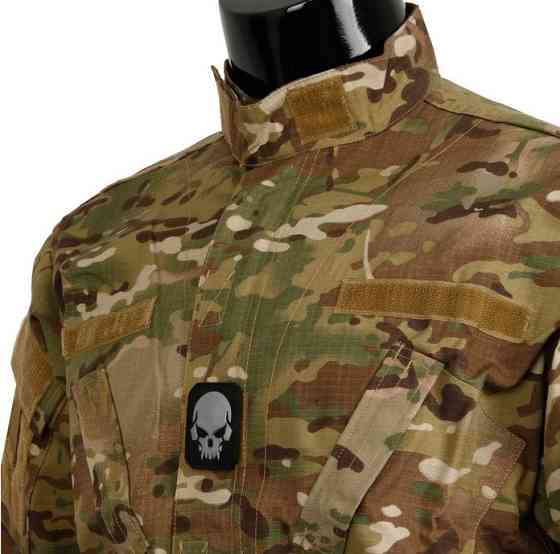 Шеврон 3D PVC на липучке Mil-Tec 16832002 “Skull