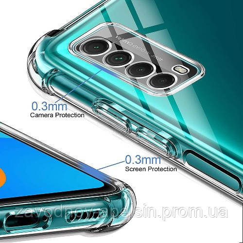 Huawei P Smart 2021 Чохол прозорий Антишок Одеса - фото 2