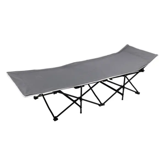 Розкладачка туристична складна SJ-0033G 185x60x50 см зі сталевим каркасом 150 кг Київ