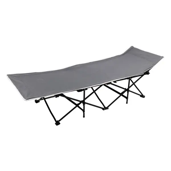 Розкладачка туристична складна SJ-0033G 185x60x50 см зі сталевим каркасом 150 кг Київ - фото 5
