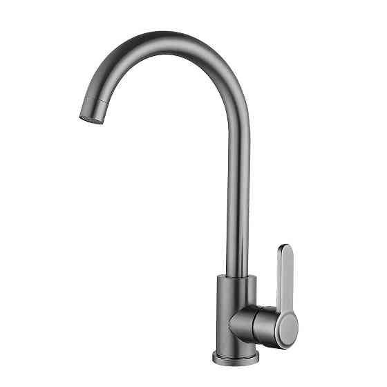 Смеситель для кухни WEZER EKO4K-09-GUNGREY графит Киев