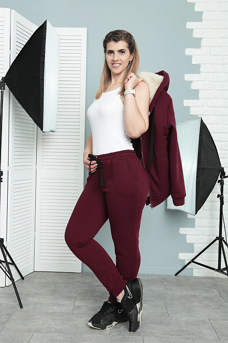 Зимовий спортивний костюм на хутрі "Nord" оптом | Батал Марсала, 50-52 Київ - фото 3