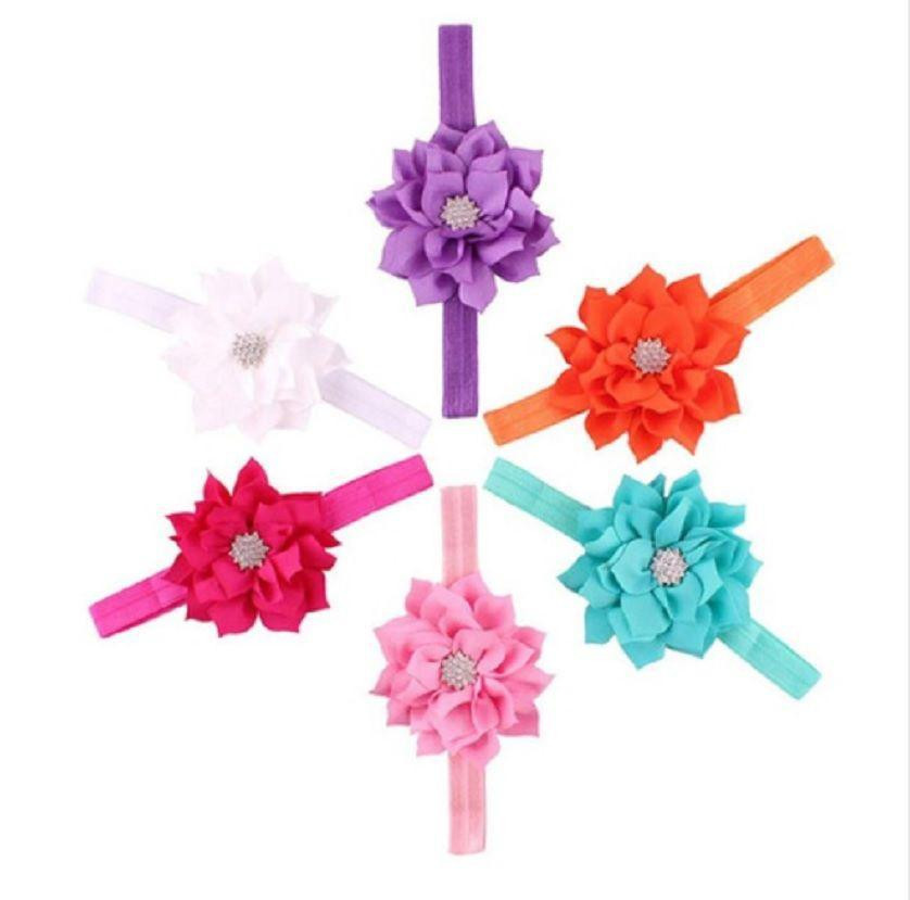 Дитяча пов'язка-квітка біла - коло 40-52см, квітка 9см Київ - фото 2