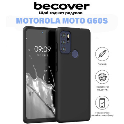Чохол до мобільного телефона BeCover Motorola Moto G60s Black (711094) Вінниця - фото 7