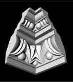 Потолочный плинтус 2м   GP-9     89х65 mm Днепр