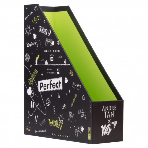 Лоток для документів "YES" 707150 by ANDRE TAN вертикальний Dark, картон, шт Київ - фото 1