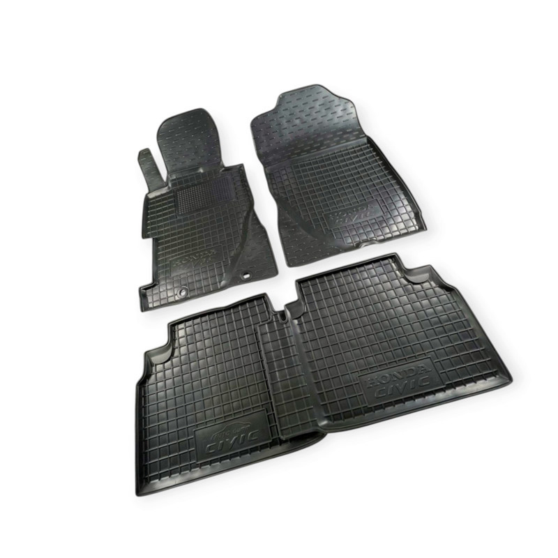 Килимки Хонда civic viii 2005-2011 седан борт 2,5см, з перемичкою салону Мукачево - фото 1