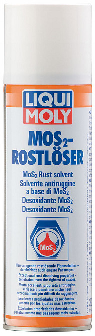 LIQUI MOLY 1614 MoS2-Rostlöser — Розчинник іржі з MoS₂ | Проникаюче мастило з дисульфідом молібдену для відкручування заіржавілих Ковель - фото 1