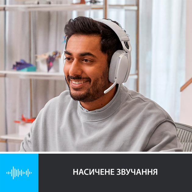Гарнітура Logitech Zone Vibe 100 White (981-001219) (6823486) Київ - фото 13