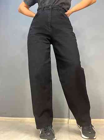 Джинсы женские Its Basic 3474 skater jeans мом бананы стрейчевые увеличенные размеры черные, черный, Одесса