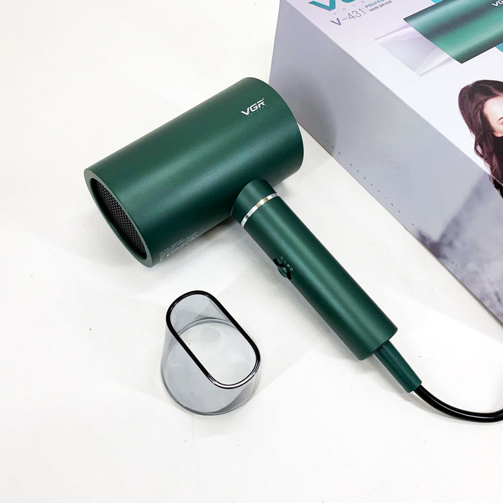 Фен профессиональный домашний для волос VGR V-431 1600-1800 Вт, Фен для укладки локонов AD-64 Львов - изображение 9