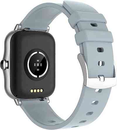 Смарт-годинник UHOOFIT Smart Watch: Bluetooth-дзвінки, Голосовий помічник, Музика — Ваш інтелектуальний стиль (Сріблястий) Київ