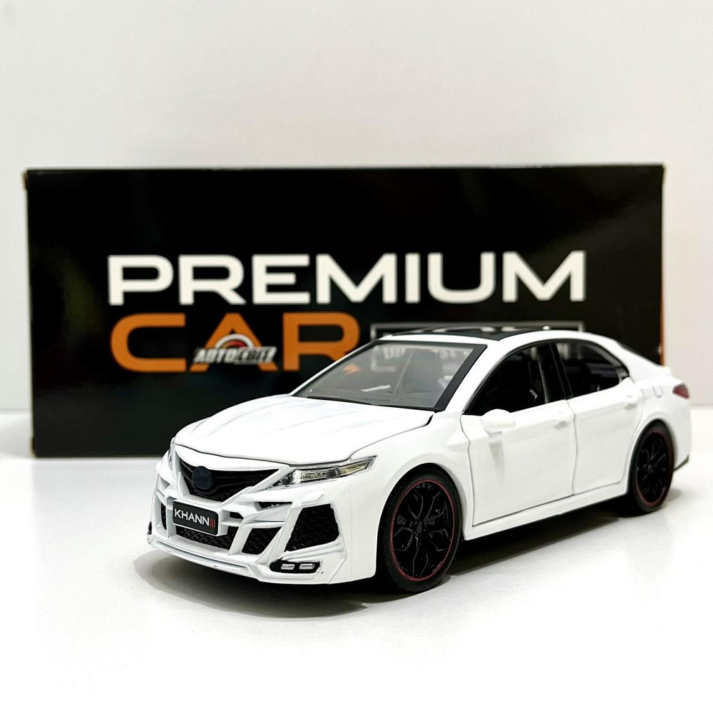 Машина Автосвит Тoyota Camry инерционная открывается дверь капот багажник 20 см Белая (AP-1787) Чернігів - фото 3