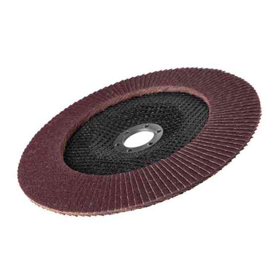 Диск шліфувальний пелюстковий, 180×22 мм, зерно K100, 7000 об/хв INTERTOOL BT-0230 Київ