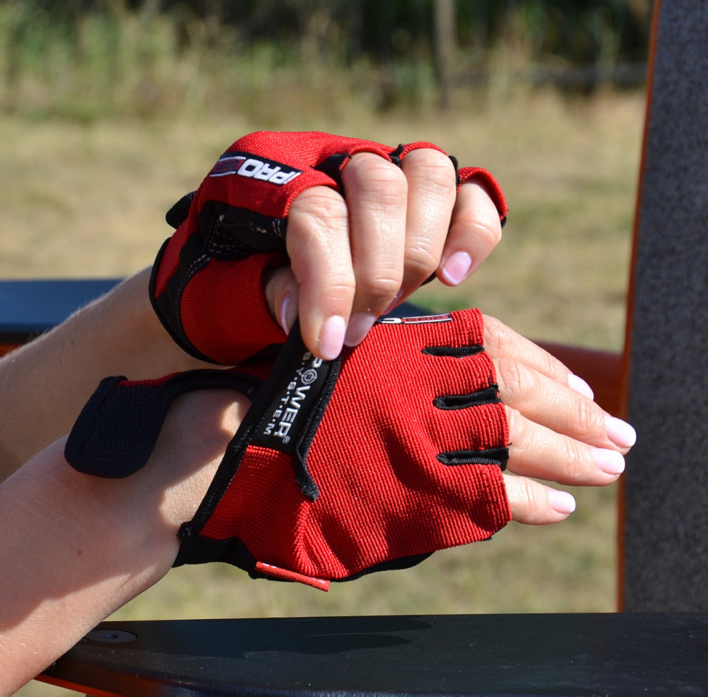 Рукавички для фітнесу Power System PS-2250 Pro Grip Red XS Кам'янське - фото 8