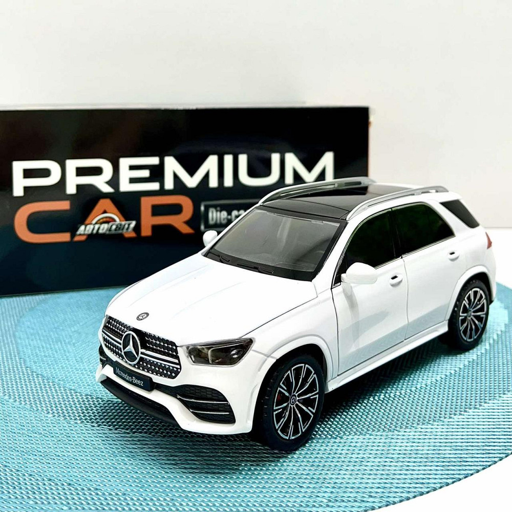 Машина Автосвіт Mercedes інерційна відчиняються двері 20,5 см 1:24 Біла (AP-2100) Чернігів - фото 1