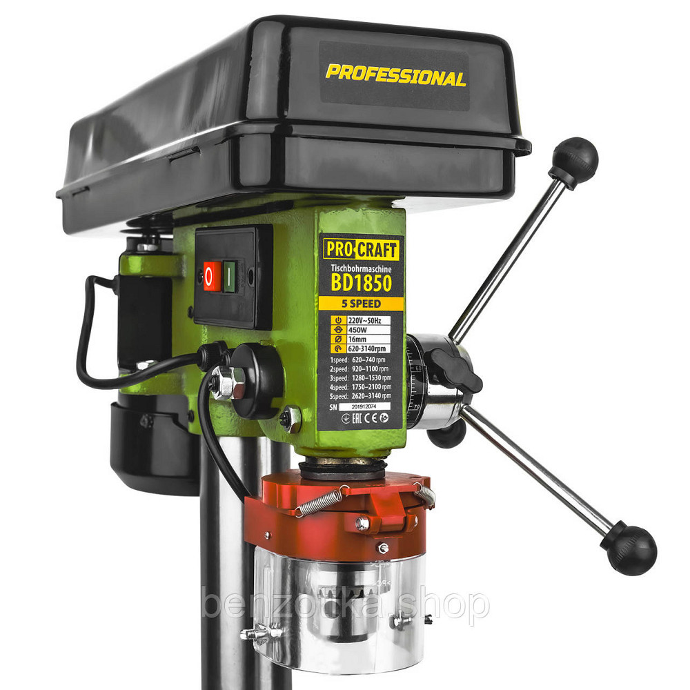Свердлильний верстат Procraft BD1850 Київ - фото 5