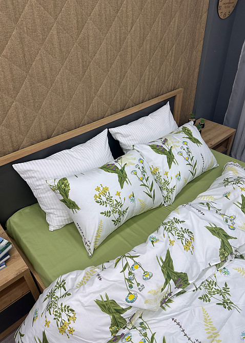 Комплект постельного белья, Decorator Spring Glade Двуспальный 180х215 с цветочным принтом (88-017) Киев - изображение 6