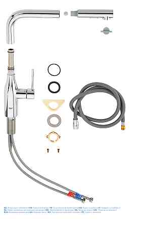 Змішувач для кухні з висувним виливом Grohe Essence New   ( 30270000 ) 36498 Харьков