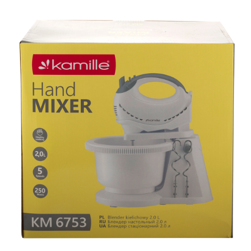 Міксер ручний з чашею 6753 KAMILLE Житомир - фото 3