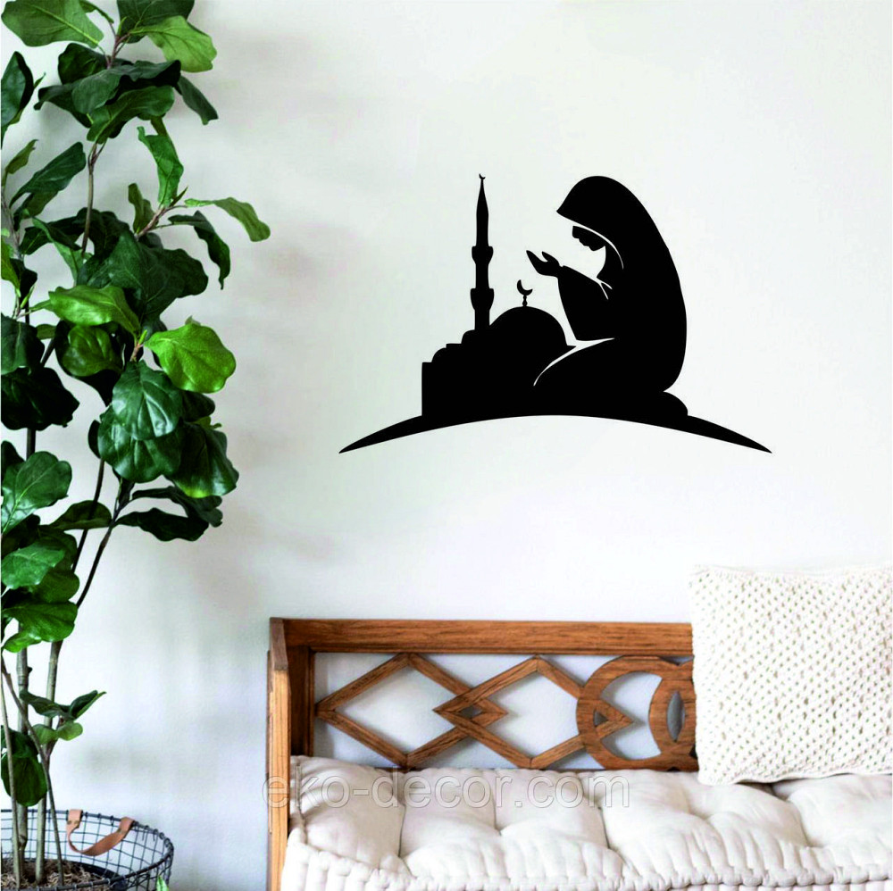 Декоративне настінне Панно «Іслам» Декор на стіну 110*71 см, Чорний Київ - фото 2