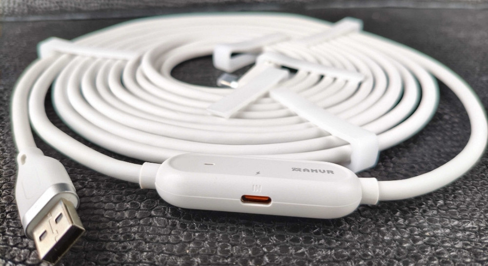 AMVR Link Cable USB3.2 gen1 New! Кабель с зарядным портом Meta Quest 3. Харьков - изображение 8