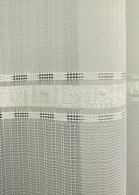 Тюль льон "Мережка" колір кремовий 1722т Київ - фото 4