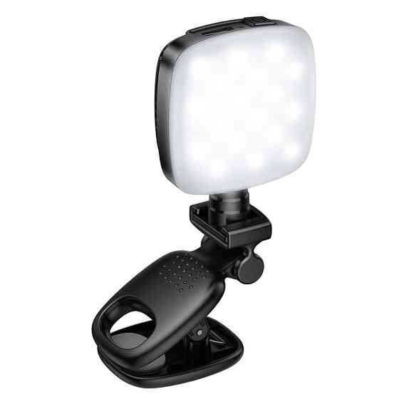 Накамерна лампа HOCO K28 Beauty mini fill light Blck Одеса