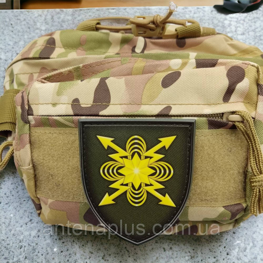 Війська зв'язку та кібербезпеки шеврон / патч Київ - фото 2