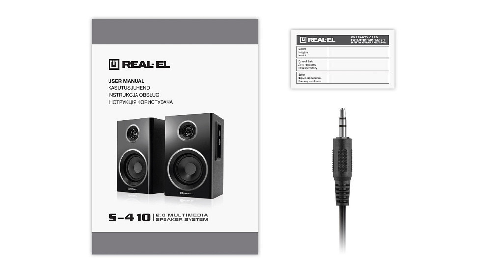 Акустична система REAL-EL S-410 Black Чорний Харків - фото 14