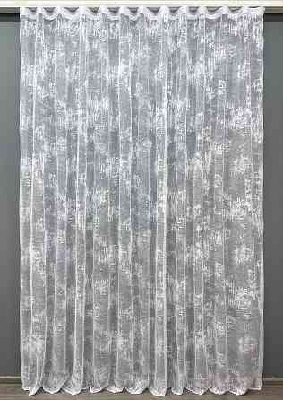 Тюль VR-Textil 701т Мармур Al-1 Жакард Білий 300х270 см (42-0246) Київ