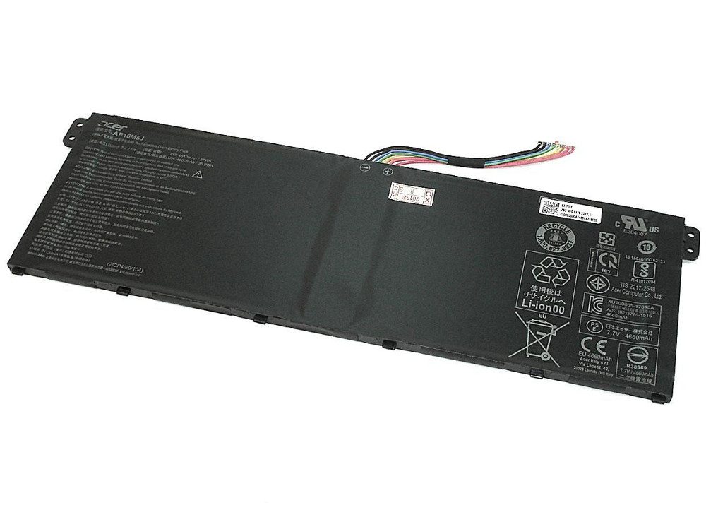 Аккумулятор для ноутбука Acer AP16L5J A315-51 7.7V Black 4810mAh Orig Вінниця - фото 1