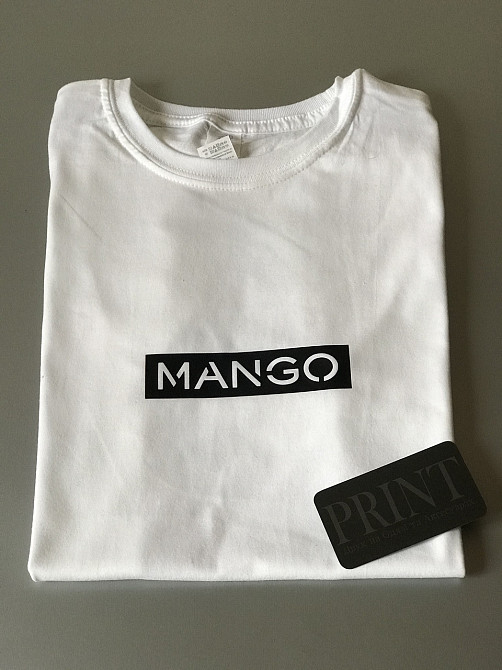 Женская\Мужская футболка 100% хлопок - MANGO Черновцы - изображение 1
