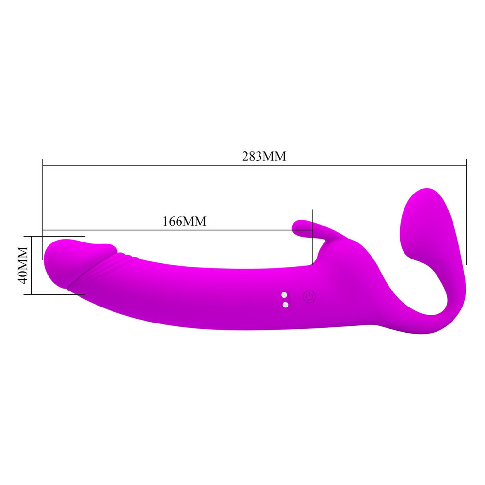 Безремневый страпон ZANINI, 10 vibration functions 10 thumping functions Sex Aura Киев - изображение 4