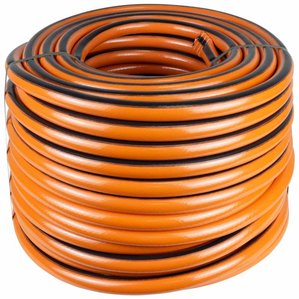 Шланг для поливу Бурштин 3 шари армований 3/4" 50м FLORA (5066864) Рівне - фото 1