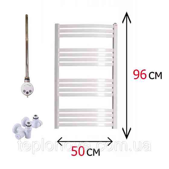 Комбінована Рушникосушка Біла Плоска 960х500 Terma Dorota Чернівці