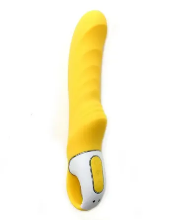 Потужний вібратор Satisfyer Vibes Yummy Sunshine з гнучким стовбуром і стимул. рельєфом, 12 режимів Львов