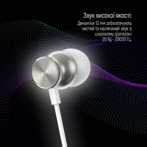 Навушники ColorWay Wired Earphone CW-WD03WT 3,5мм mini-jack білий Житомир - фото 13
