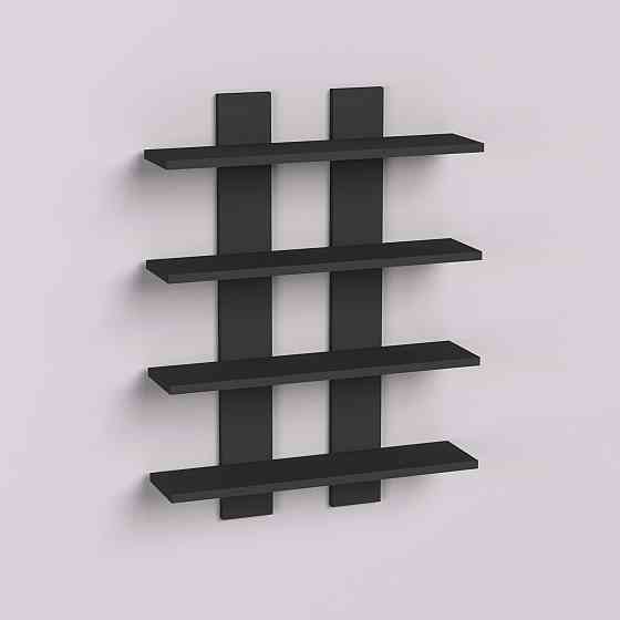 Полиця навісна П-4, Антрацит, 600/120/800 Львів