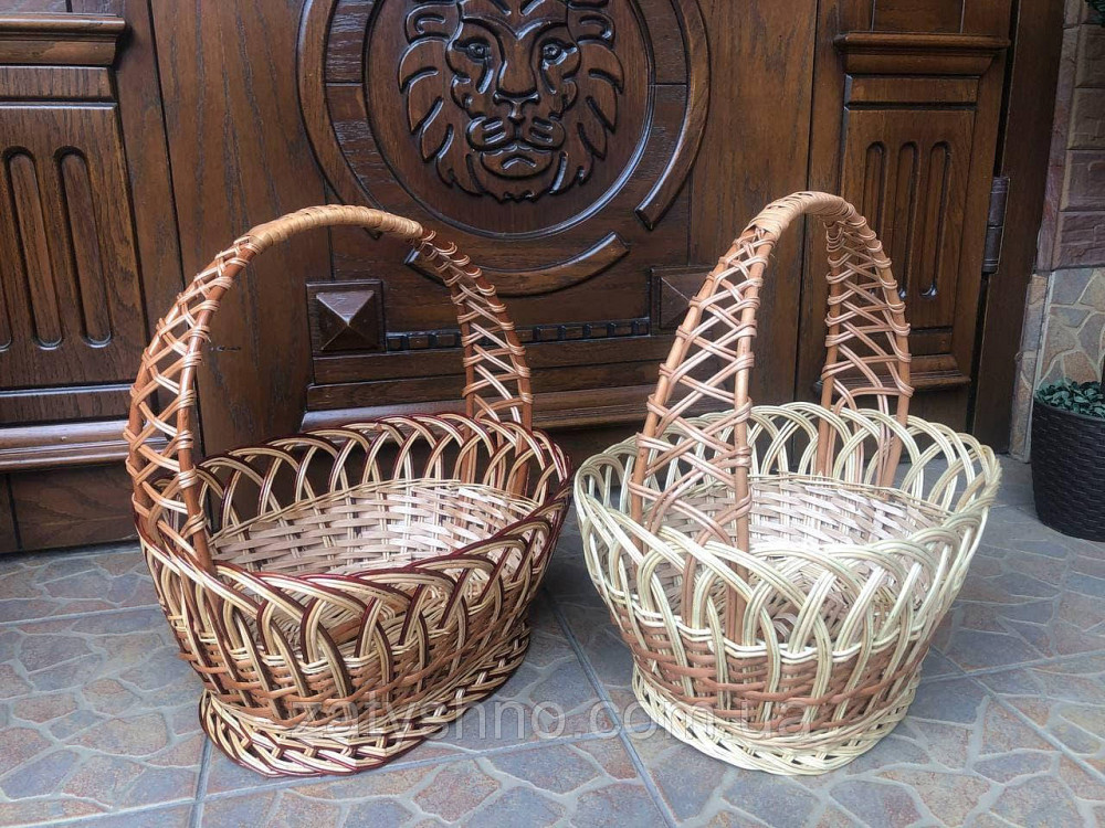 Кошик набір плетений з лози Київ - фото 4