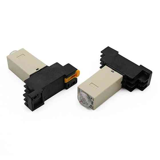 Реле времени 0-30с 12В с колодкой для DIN-рейки Киев