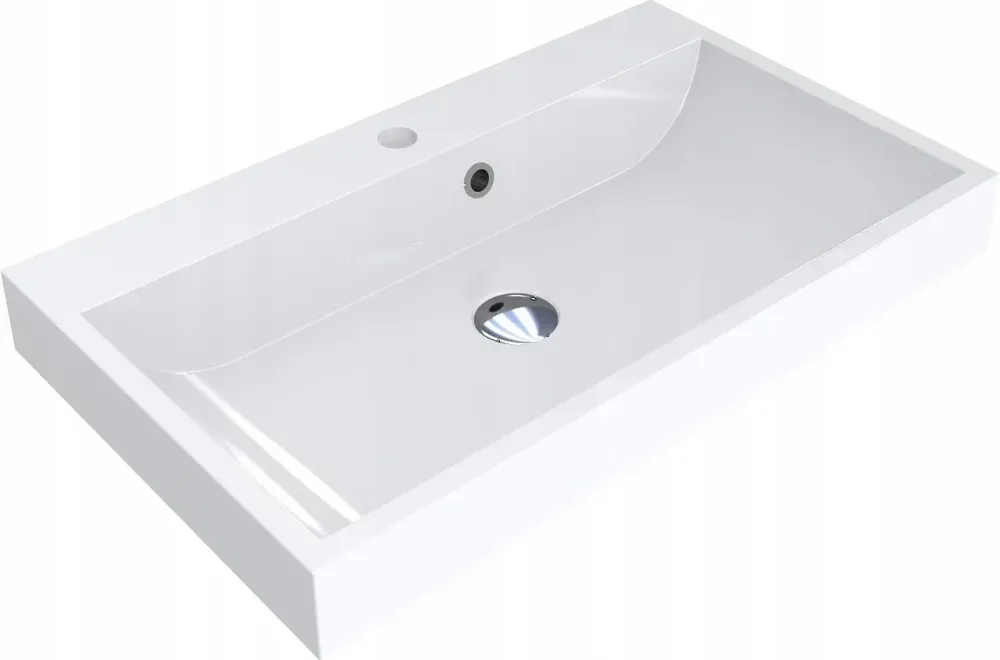 Раковина  Miraggio Biała Nablatowa Prostokątna 80 X 42Cm(258) Киев - изображение 1
