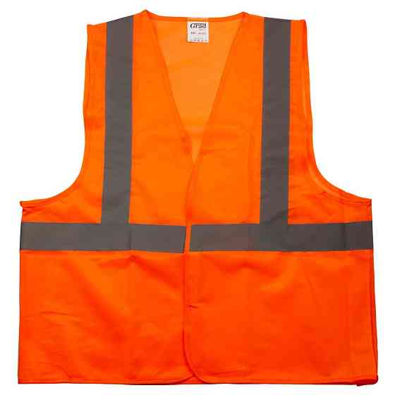 Сигнальний жилет жовтогарячий 3 с/о смуги XXL GRAD (9451655) Київ