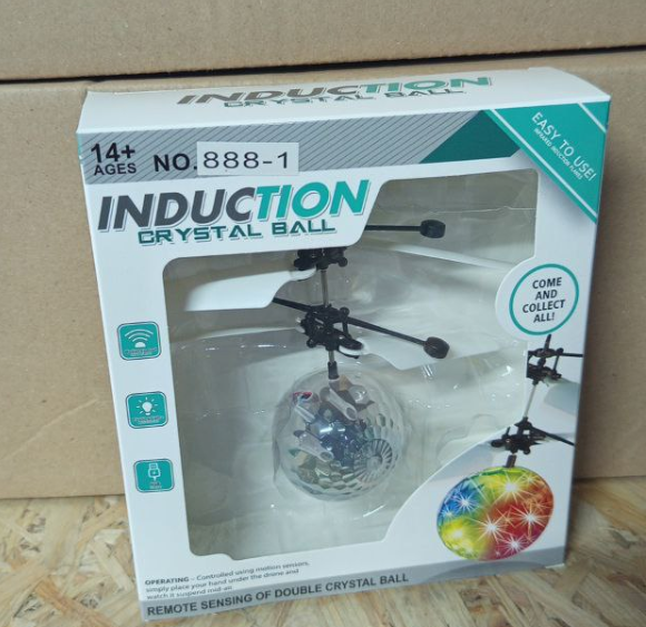 Индукционная летающая игрушка Шар Flying Ball 888-1 со светом Винница - изображение 2