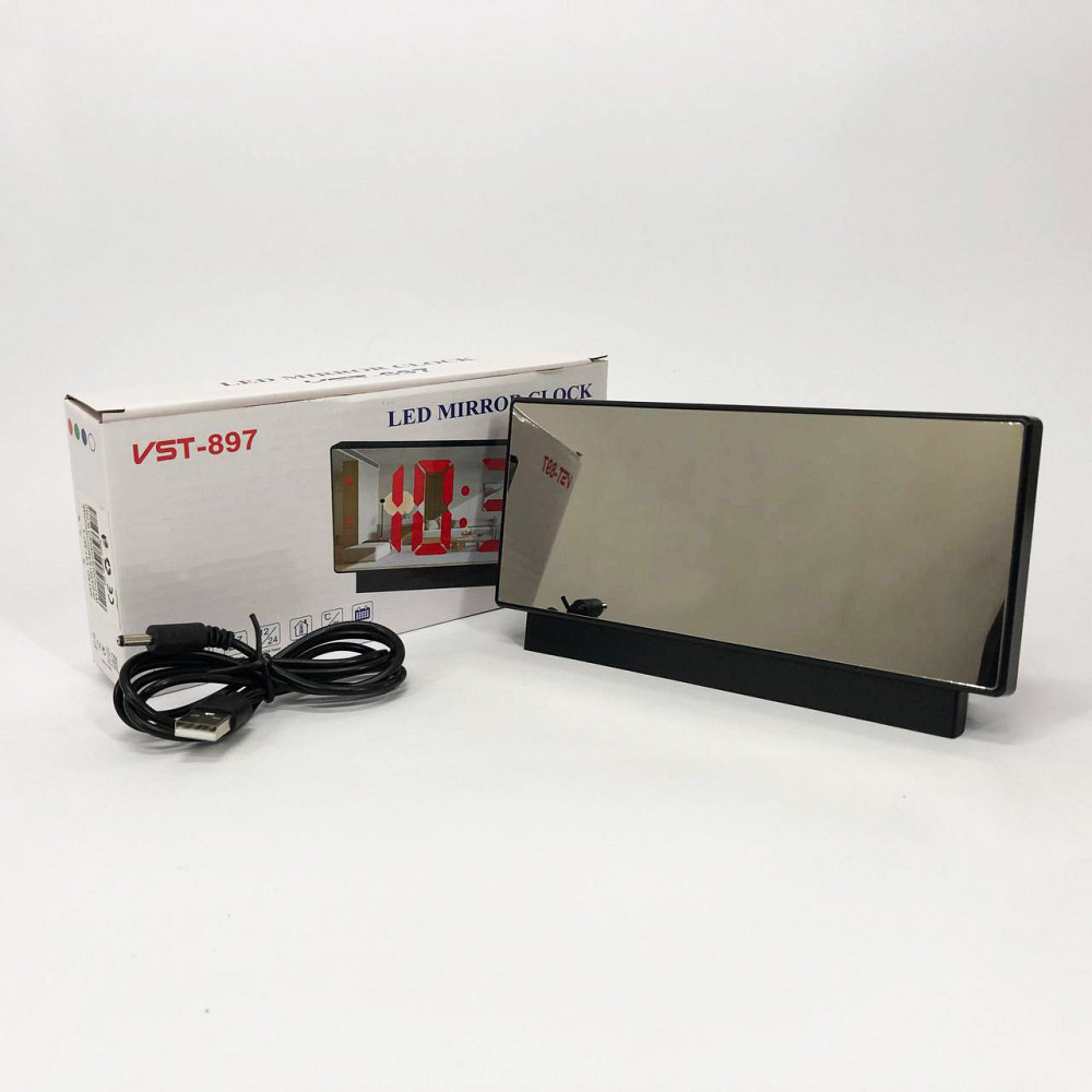 Светодиодные настольные дорожные электронные часы VST-897-5, Clock AX-861 электронные настольные Киев - изображение 6